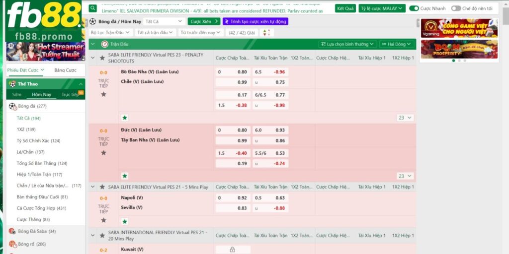 Thử nghiệm ngay Thể thao 7 đẳng cấp